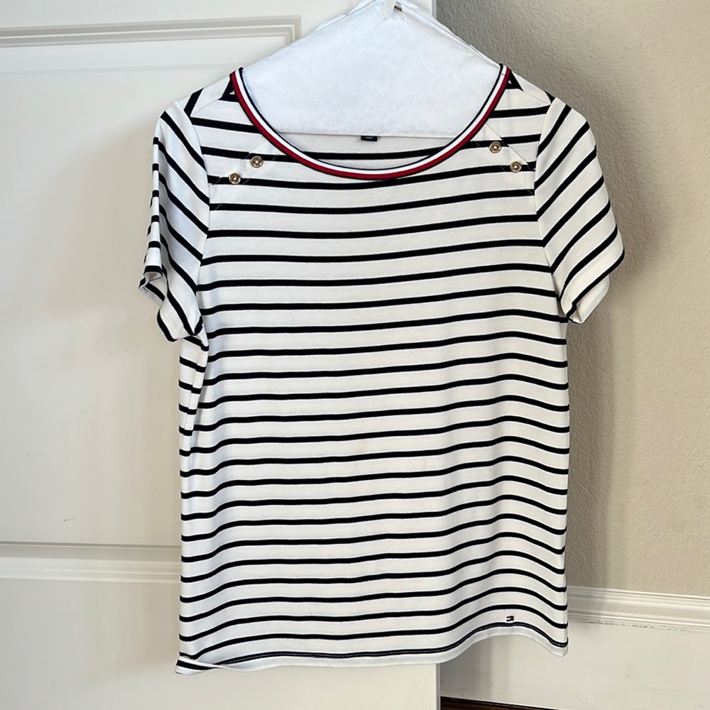 Pullover nautical t-shirt by Tommy Hilfiger